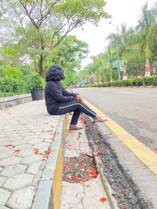 Comfy pants with Side Stripe