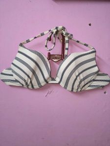 New Striped Bikini Top