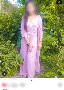 Elegant Lavender Kurta Set
