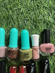 combo of 17 nail paints