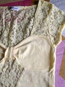 Lace Detail Top - Size Small