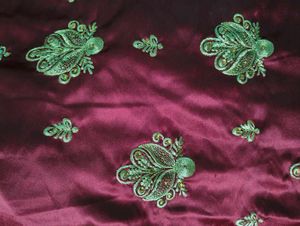 maroon festive unstitched outfit