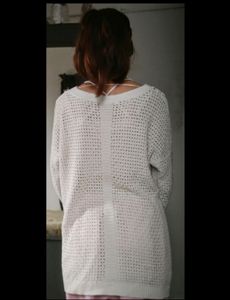 Oversized Crochet Top