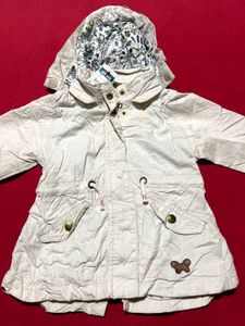 H&amp;M Floral-Lined Hooded Jacket for Kids