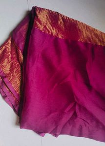 Purple Chiffon Saree