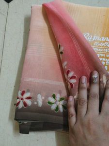 Floral Georgette Saree