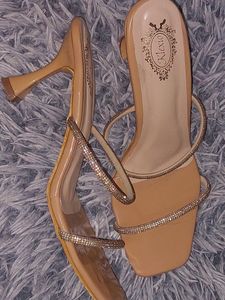 Rhinestone Detailed Heels (Never Used)