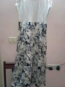 White Floral Maxi Dress