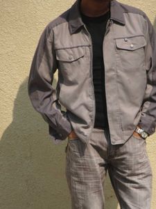 Gray Jacket &amp; Pants Set