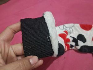 Paw Print Fuzzy Pullover