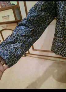 Leopard Print Puffer Jacket