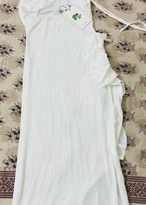 White Halter Maxi Dress