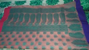 new cotton silk net saree