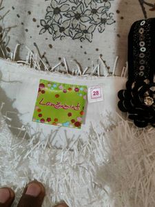 Fuzzy White Crop Top