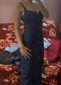 Zara Denim Button-Down Dress