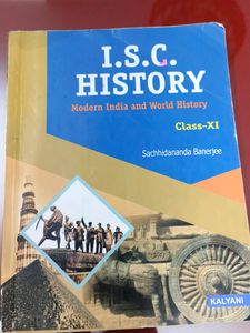 Class 11th ISC History Book