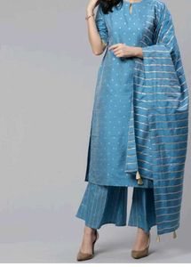 Libas Women Polyester Kurta Plazzo Set