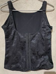 Black Floral Tank Top