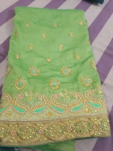 embroidery saree