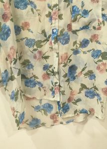 Beautiful Transparent Floral Shirt