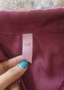 Satin Pajama Top