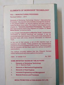 Workshop Technology Vol 1 And Vo 2