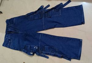 Y2K Blue Cargo Jeans 🖤