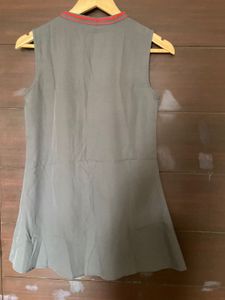 AURELIA Gray Kurta Palazzo Set (S)