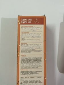 Plum BodyLoving shimmer Oil In PEACH GLOW