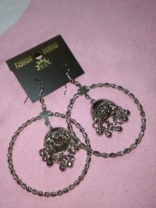 Hoop Jhumka Earrings