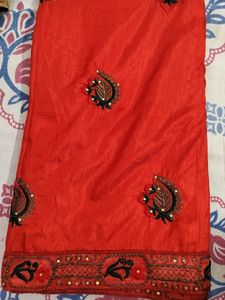 Orange Shading Saree