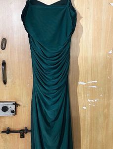 Elegant Green Slip Dress