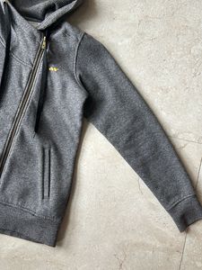 Gray Zip-Up Hoodie