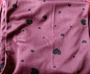 Heart Print Pajama Set
