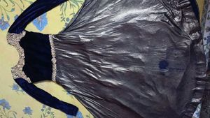 Velvet Umbrella Gown