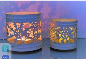 Powder Quoted High Quality Tealight Holders Set