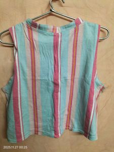 Striped Sleeveless Tank Top