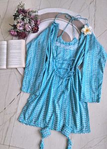 Cloudy☁️ Short Corset back kurti😍🤌🏻