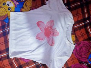 Floral Print Crop Top