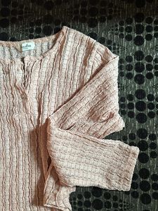 Cute Textured Crop Top