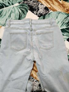 Light Wash Flare Leg Jeans