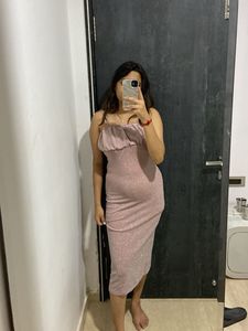Sparkly Pink Maxi Dress