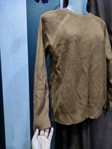 Brown Knit Sweater