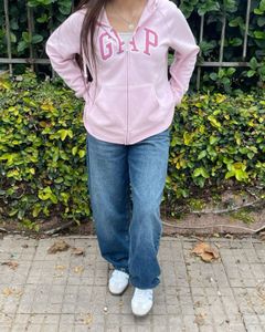 gap pink cute chain hoodie