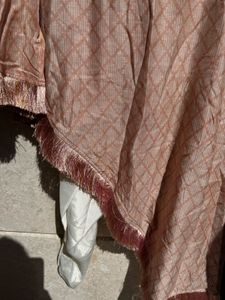 Smart Dhoti Set With Fringe Detail