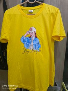 Yellow Graphic T-shirt
