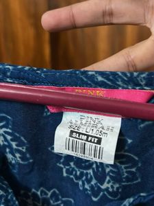 Blue Floral Print Kurti