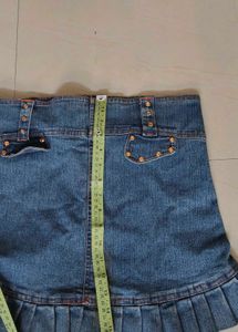 Denim Mini Skirt