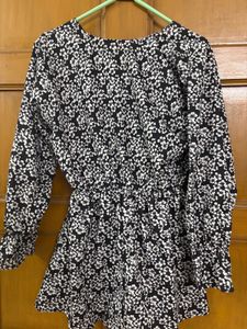 Floral Print Long Sleeve Top