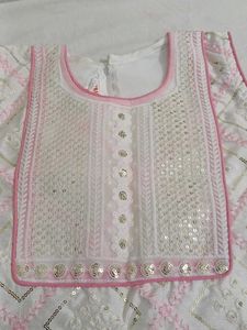 Pink Embroidered Kurta Set